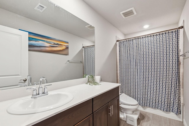 2129 Gill Star Dr, Haslet, TX 76052 - bathroom featuring toilet, vanity, and shower / bath combination with curtain