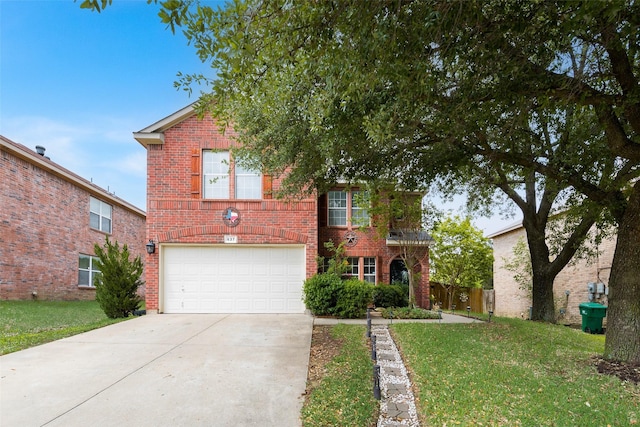 637 Gibson St, Cedar Hill, TX 75104 - view of front of home featuring brick siding, an attached garage, and driveway