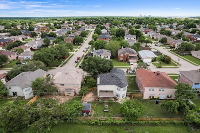 birds eye view of property featuring a residential view