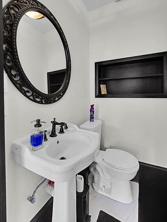 bathroom with toilet