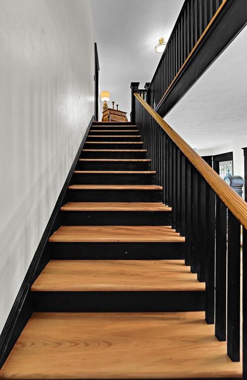 view of stairs