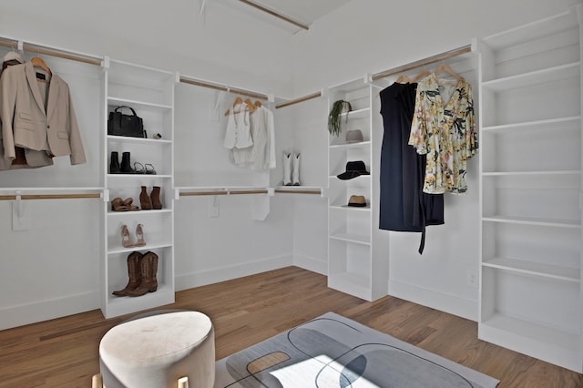 108 Grace View Rd, Weatherford, TX 76088 - walk in closet featuring wood finished floors