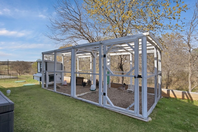 108 Grace View Rd, Weatherford, TX 76088 - view of poultry coop with a yard
