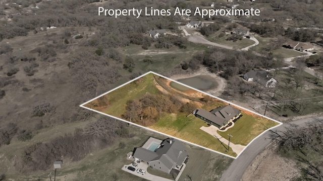 108 Grace View Rd, Weatherford, TX 76088 - bird's eye view