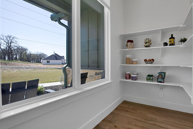 108 Grace View Rd, Weatherford, TX 76088 - details featuring wood finished floors and baseboards