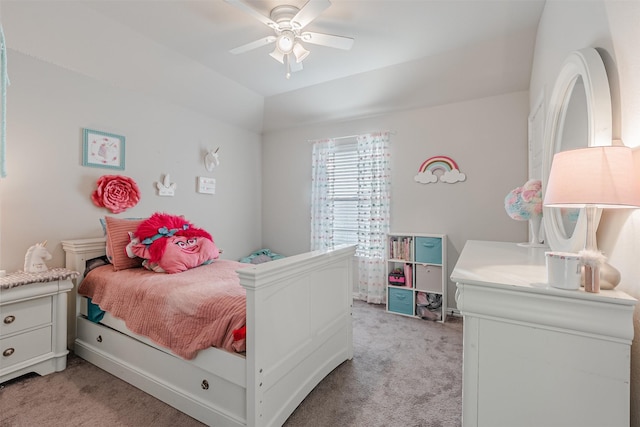 14733 Cedar Flat Way, Fort Worth, TX 76262 - bedroom featuring light colored carpet and a ceiling fan