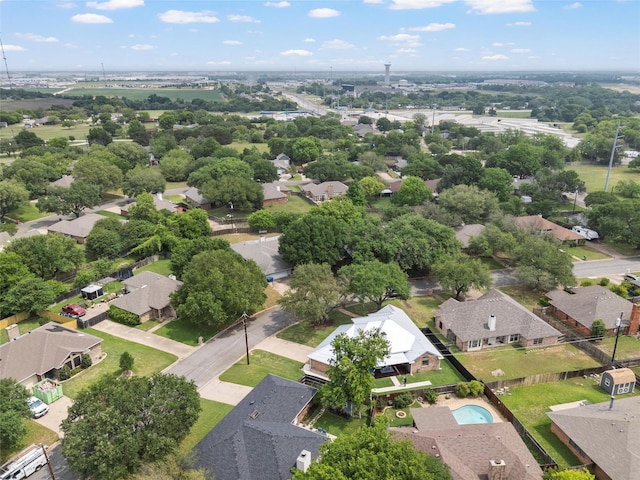birds eye view of property featuring a residential view