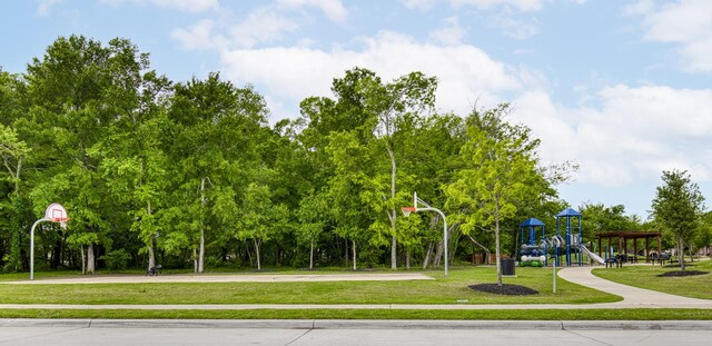 300 Copper Switch Dr, Anna, TX 75409 - view of sport court with a lawn, playground community, and community basketball court
