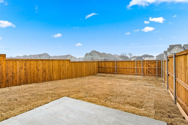 723 Tower Rd, Wylie, TX 75098 - view of yard with a patio, a residential view, and a gate