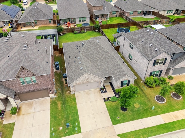 drone / aerial view featuring a residential view