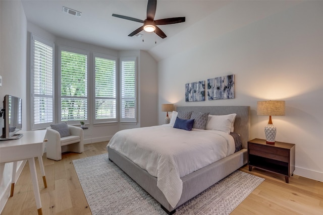 1823 Bell Ct, Van Alstyne, TX 75495 - bedroom featuring light wood finished floors and a ceiling fan