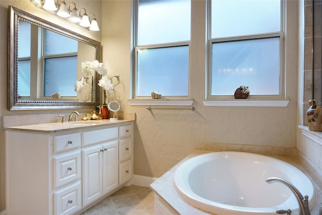 1852 Audubon Pond Way, Allen, TX 75013 - full bath featuring a garden tub and vanity
