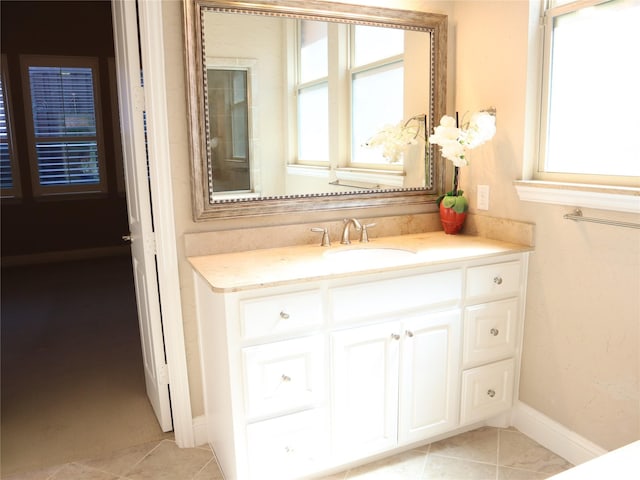 1852 Audubon Pond Way, Allen, TX 75013 - bathroom featuring tile patterned flooring and vanity