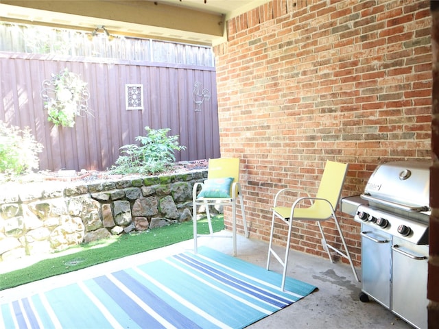 1852 Audubon Pond Way, Allen, TX 75013 - view of patio / terrace with area for grilling and fence