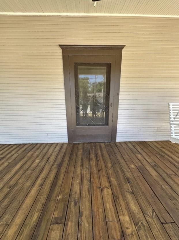 view of deck