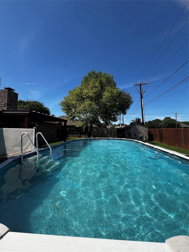 832 Ridgeview Dr, Burleson, TX 76028 - view of pool featuring a fenced backyard and a fenced in pool