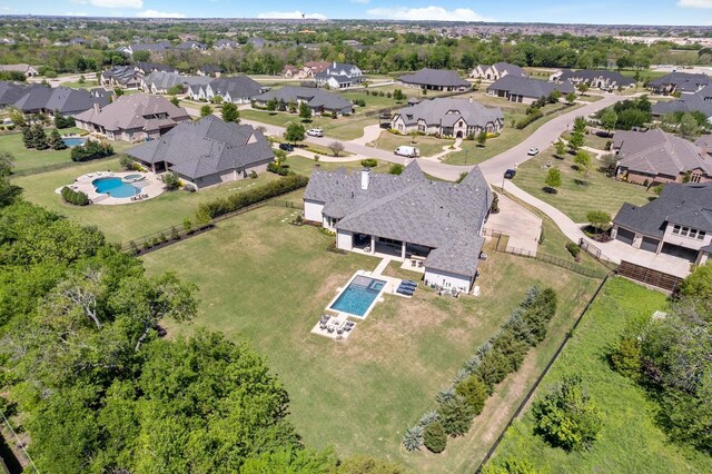 4260 Tranquility Ln, Prosper, TX 75078 - drone / aerial view featuring a residential view