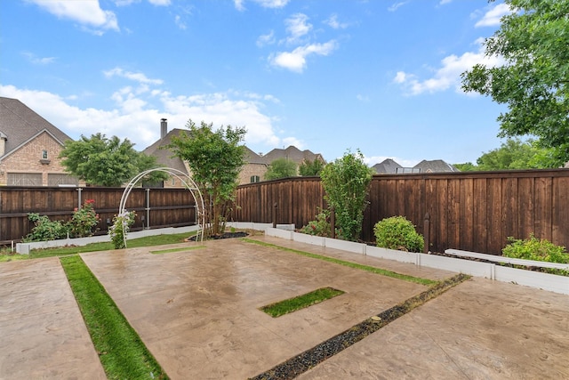 3404 Ophel Way, Flower Mound, TX 75028 - view of yard featuring a fenced backyard and a patio area