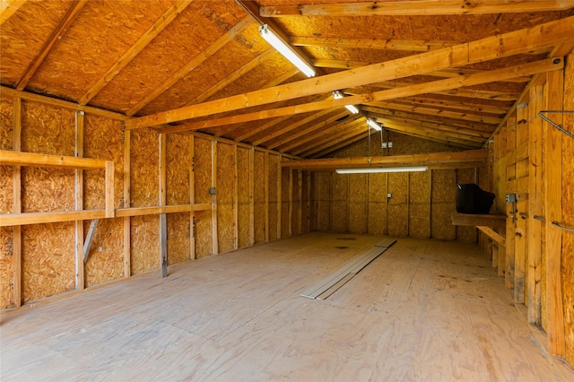 view of storage room