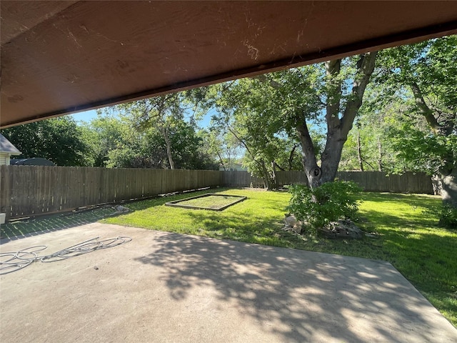 view of patio / terrace featuring a fenced backyard