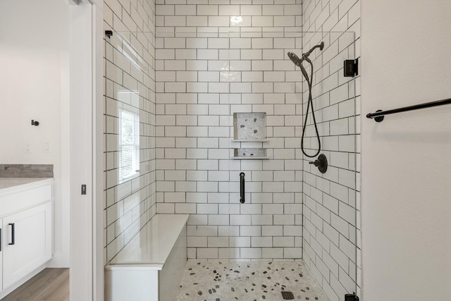 full bath with a stall shower