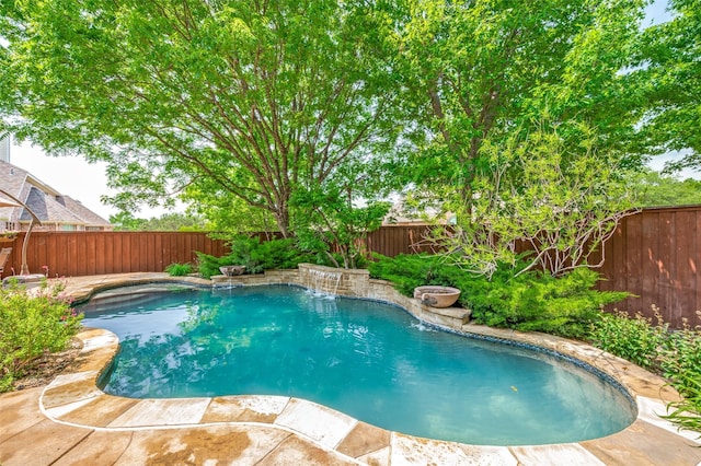 881 Willowmist Dr, Prosper, TX 75078 - view of swimming pool with a fenced backyard