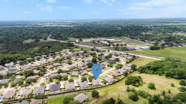 birds eye view of property featuring a residential view
