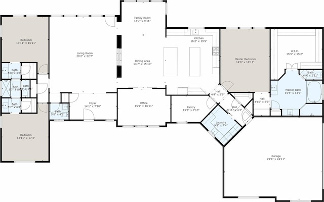 450 County Road 2411, Valley View, TX 76272 - view of layout