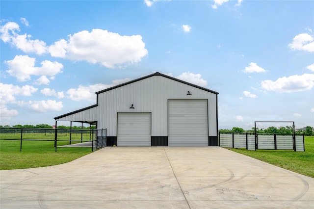 450 County Road 2411, Valley View, TX 76272 - view of outbuilding with an outbuilding and fence
