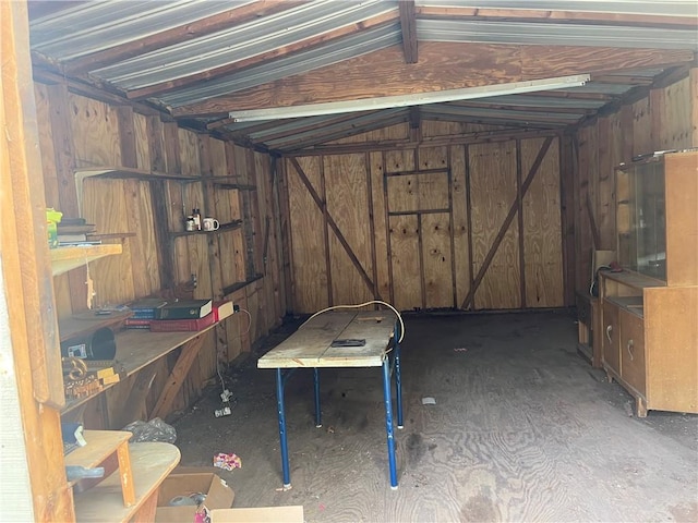 view of storage