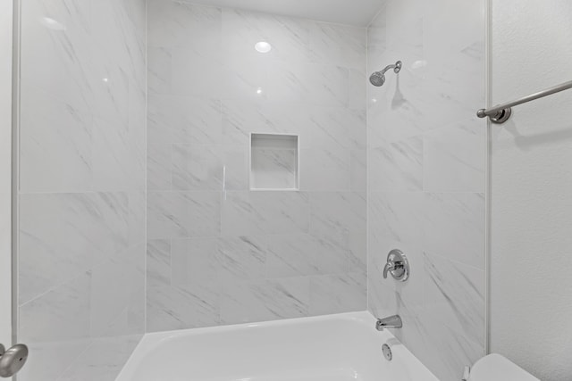 1716 Yarmouth Ln, Mansfield, TX 76063 - bathroom featuring toilet and bathtub / shower combination