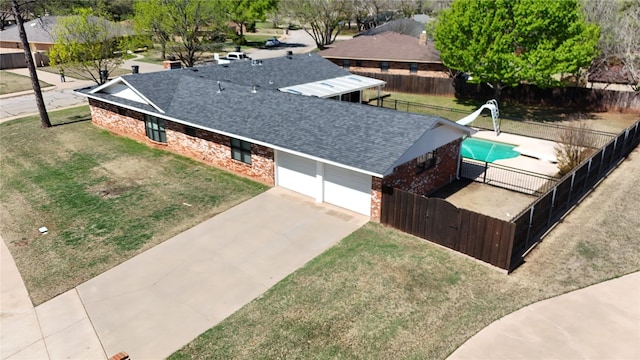 drone / aerial view