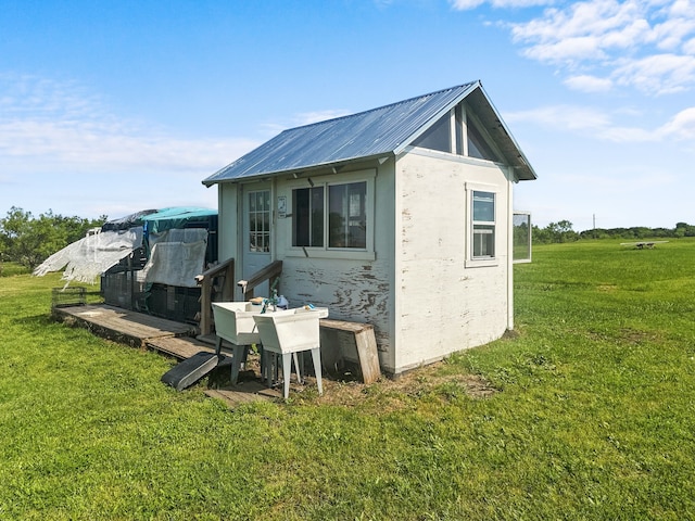 view of outbuilding with an outdoor structure