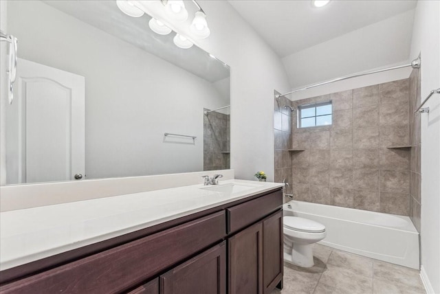 2203 Lannister St, Mansfield, TX 76063 - bathroom with toilet, shower / tub combination, and vanity