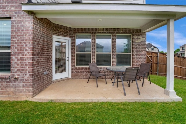 2203 Lannister St, Mansfield, TX 76063 - view of patio / terrace featuring fence