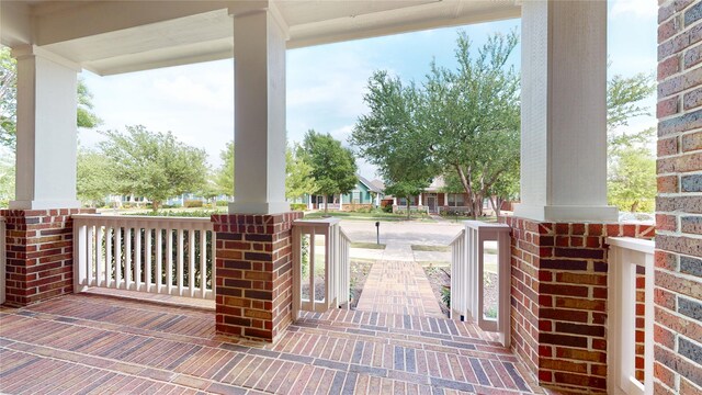view of patio / terrace featuring a porch