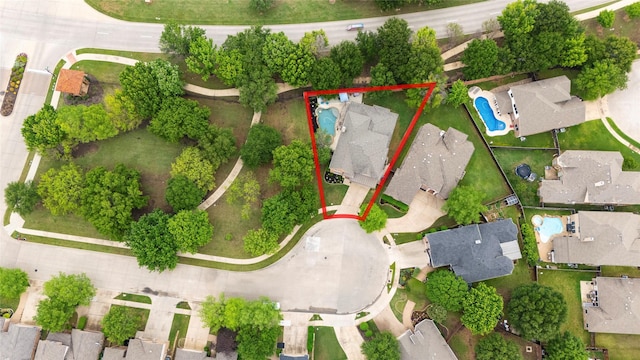 4953 Van Zandt Dr, Fort Worth, TX 76244 - drone / aerial view with a residential view