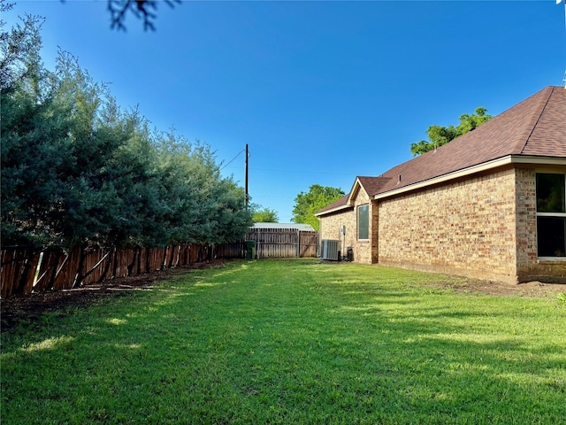 207 Shary St, Aledo, TX 76008 - view of yard featuring a fenced backyard and cooling unit