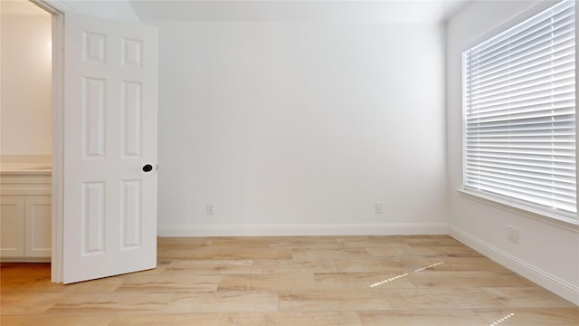 338 S 3rd St, Jacksboro, TX 76458 - spare room with light wood-style flooring and baseboards