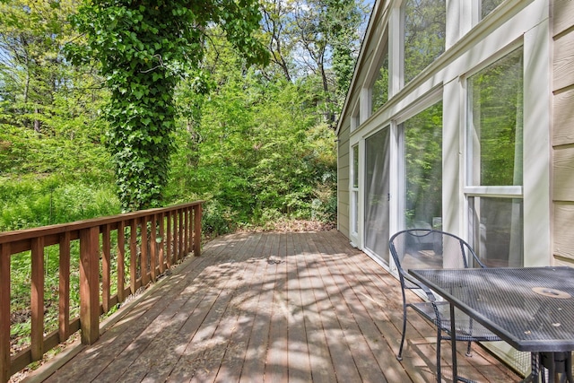 view of deck