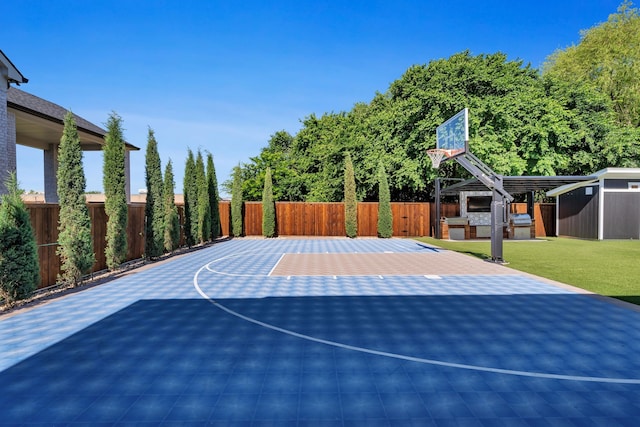 509 Basilica Ln, Mckinney, TX 75071 - view of basketball court with basketball court