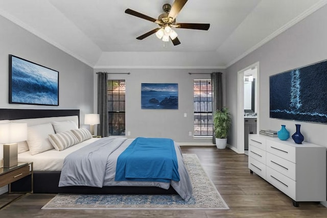 764 Cardinal Ln, Coppell, TX 75019 - bedroom with a tray ceiling, multiple windows, and access to outside