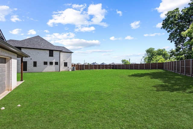 2214 Norwood St, Sherman, TX 75092 - view of yard featuring a fenced backyard