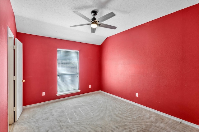 227 Elizabeth Trl, Murphy, TX 75094 - unfurnished room with a textured ceiling, ceiling fan, and carpet