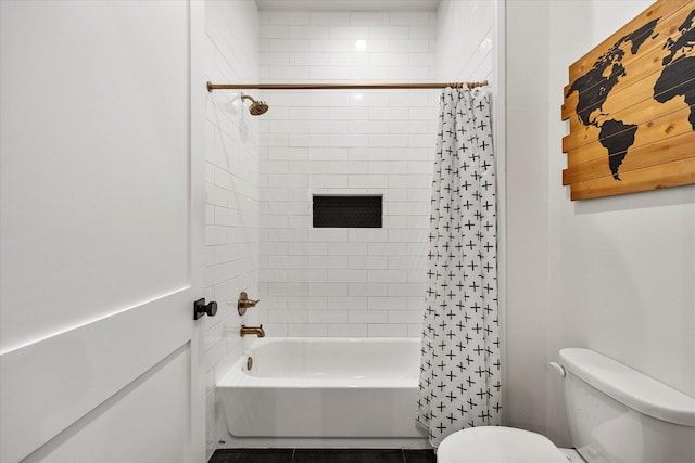 502 Vz County Road 1915, Fruitvale, TX 75127 - bathroom with shower / bath combination with curtain and toilet