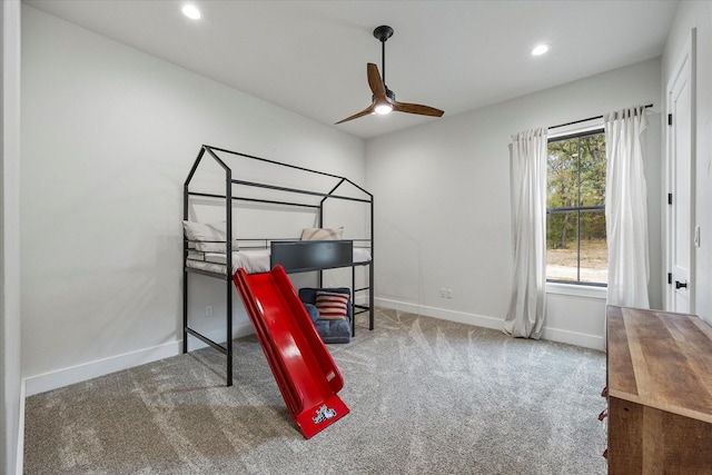 502 Vz County Road 1915, Fruitvale, TX 75127 - bedroom with recessed lighting, carpet flooring, and baseboards