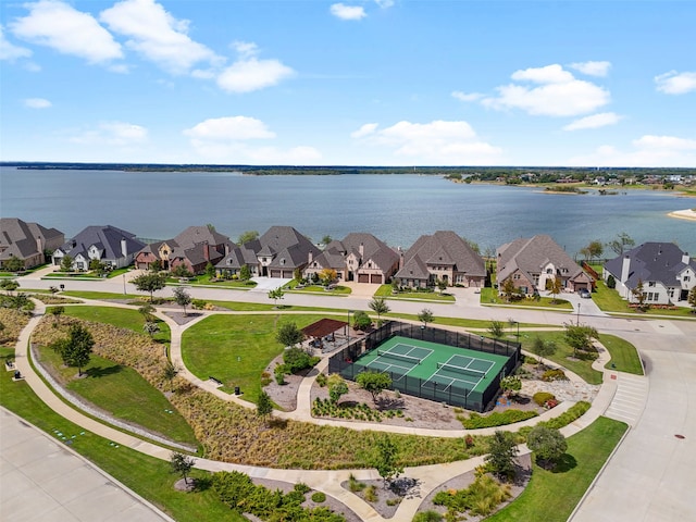 3429 Lochside, The Colony, TX 75056 - aerial view with a water view and a residential view