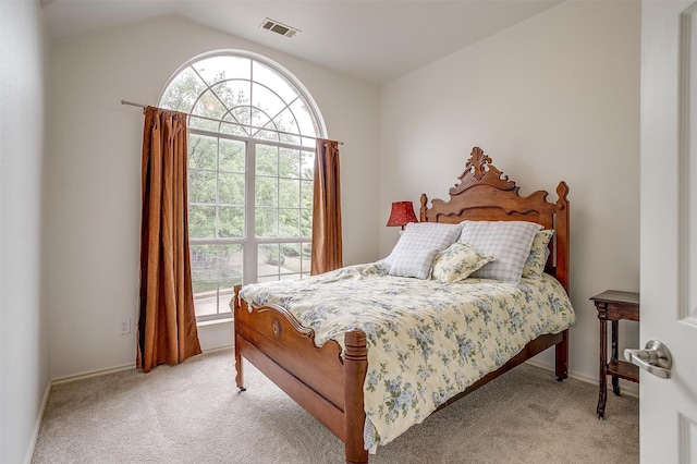 1415 Lowes Farm Pkwy, Mansfield, TX 76063 - bedroom featuring light colored carpet and vaulted ceiling