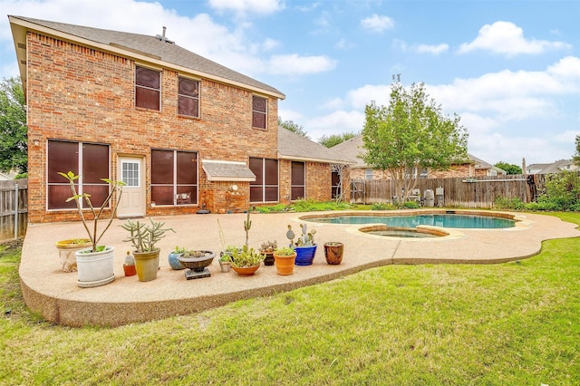 1415 Lowes Farm Pkwy, Mansfield, TX 76063 - view of pool with a fenced backyard and a patio