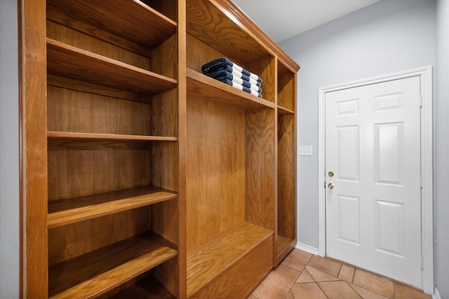 411 Pecan Point Dr, Kerens, TX 75144 - mudroom featuring light tile patterned floors and a sauna